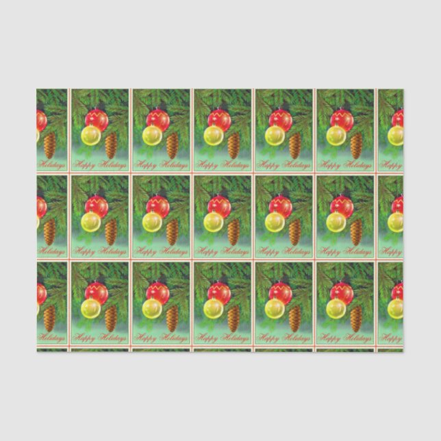 Ornaments Tissue Paper (Front)