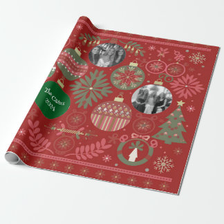 Ornaments wrapping paper