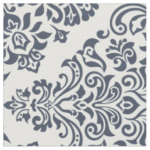Ornate and Elegant Damask Pattern Fabric