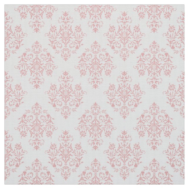Ornate Baroque coloured Damask pattern fabric (Swatch)
