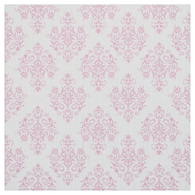 Ornate Baroque coloured Damask pattern fabric (Swatch)