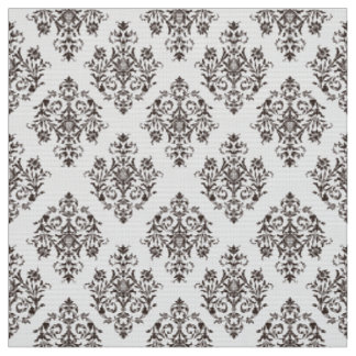 Ornate Baroque coloured Damask pattern fabric