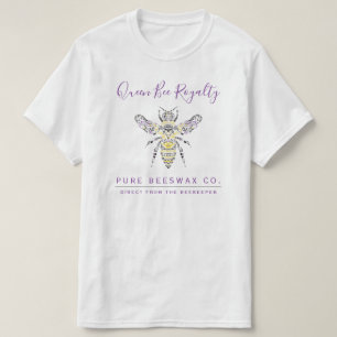 Ornate Bee Custom Beeswax Logo T-Shirt