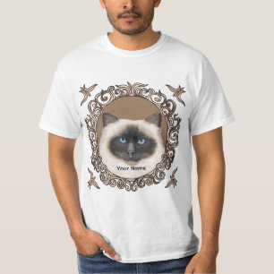 Ornate Birman Cat  T-Shirt