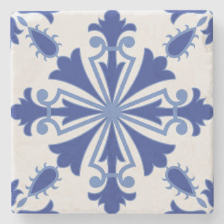 Ornate Bloom Stone Coaster