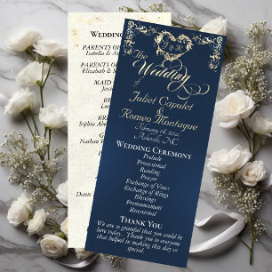 Ornate Border & Heart - Blue Programme