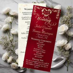 Ornate Border & Heart - Red Programme