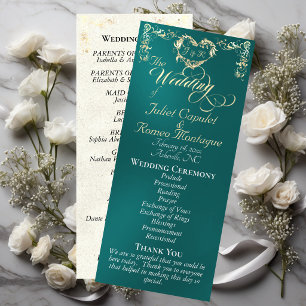 Ornate Border & Heart - Teal Programme