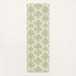 Ornate Botanical Damask Yoga Mat