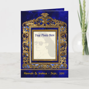 Ornate Brass Frame (Personalised Photo Card) Card