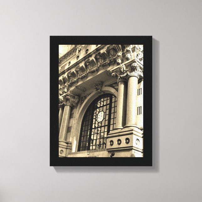 Ornate Building Canvas Print (Front)