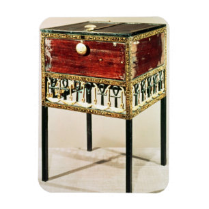 Ornate cabinet from the Treasure of Tutankhamun Magnet