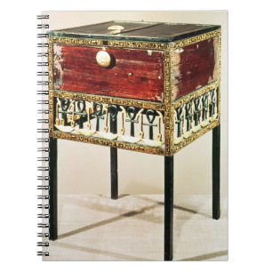 Ornate cabinet from the Treasure of Tutankhamun Spiral Notebook