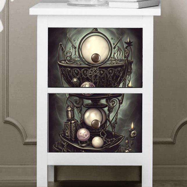 Ornate Cauldron with Crystal Ball Potions and Orbs Tissue Paper (Creator Uploaded)