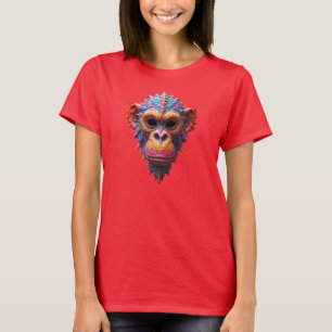 Ornate Chimp Mask T-Shirt