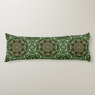 Ornate Christmas Pattern 2 Body Cushion