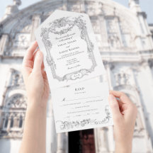 Ornate Classic French Rose Garland Wedding