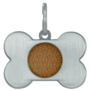 Ornate Cross Pet Tag