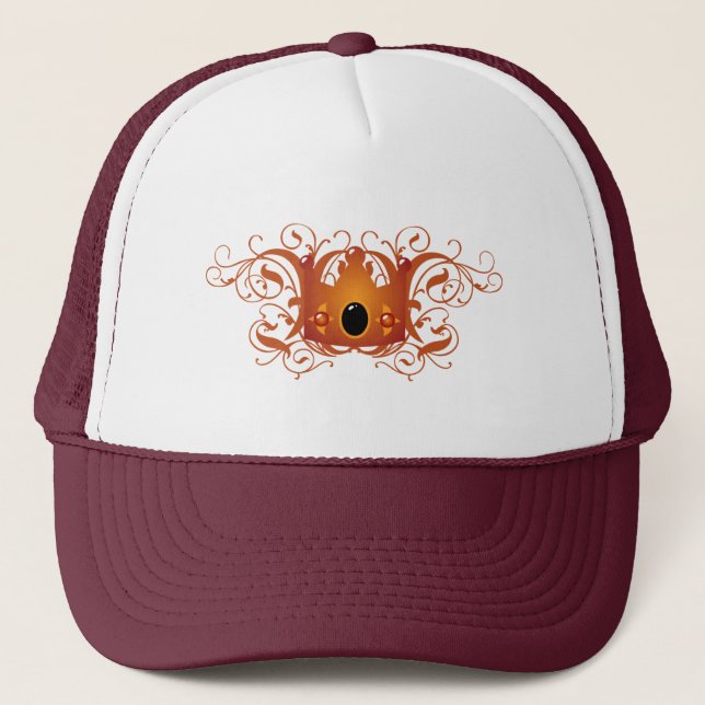 Ornate Crown Trucker Hat (Front)