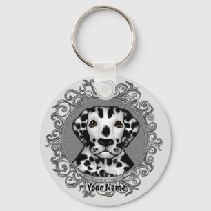 Ornate Dalmatian  Key Ring