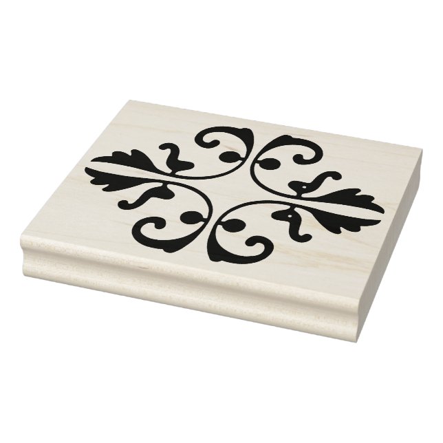Ornate Decoration Rubber Art Stamp (Stamp)