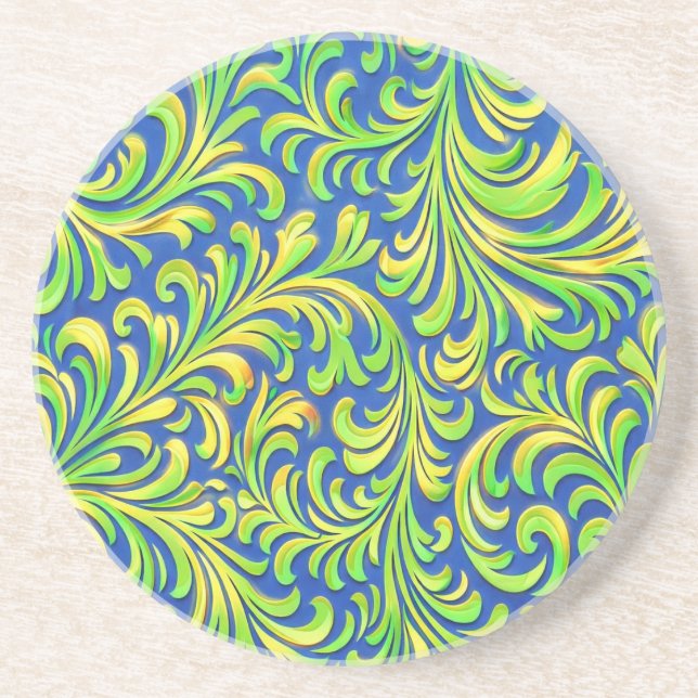 ornate-decorative coaster (Front)