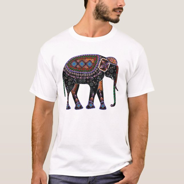 Ornate Elephant T-Shirt (Front)