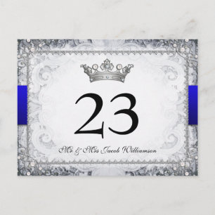 Ornate Fairytale Wedding Table Number Cards