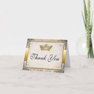 Ornate Fairytale Wedding Thank You Card