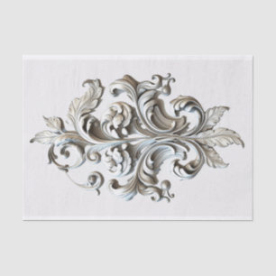 Ornate Filigree Centrepiece / Relief Tissue Paper