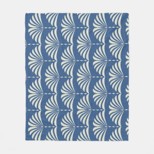 Ornate Floral: Abstract Art Deco. Fleece Blanket
