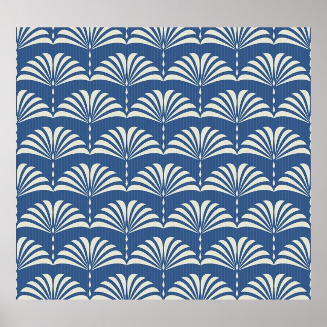 Ornate Floral: Abstract Art Deco. Poster (Front)