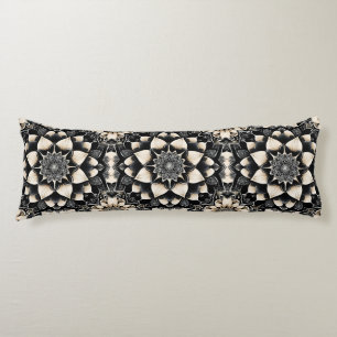Ornate Floral Mandala Design Body Cushion
