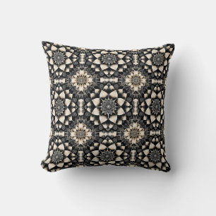 Ornate Floral Mandala Design Cushion