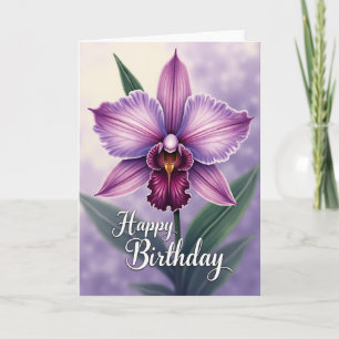 Ornate Flower Birthday Card