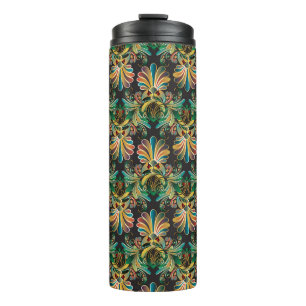 Ornate Flower Luxury Wallpaper Thermal Tumbler