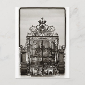 Ornate Gate, Château Versailles Postcard
