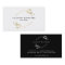 Ornate Gold Vine and Leaf Emblem Business Card