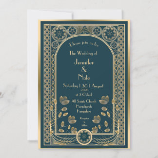 Ornate Gold - Wedding invitation