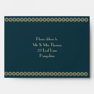 Ornate Gold - Wedding invitation envelope