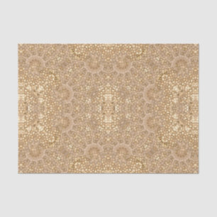 Ornate Golden Baroque Design Tissue Paper