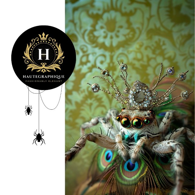 Ornate Green Jewel-Encrusted Peacock Spider Art Tissue Paper (Creator Uploaded)