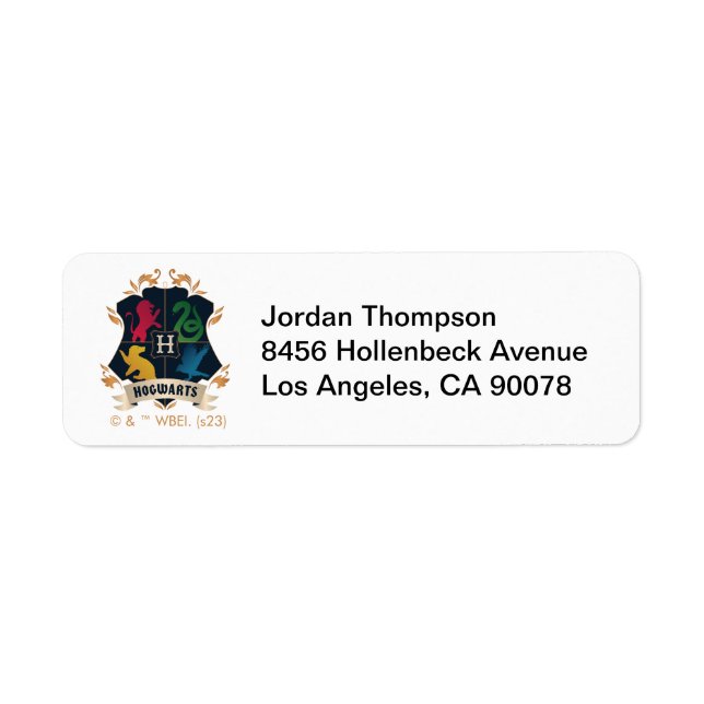 Ornate HOGWARTS™ House Crest (Front)