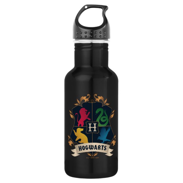 Ornate HOGWARTS™ House Crest 532 Ml Water Bottle (Front)