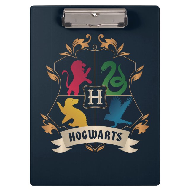 Ornate HOGWARTS™ House Crest Clipboard (Front)