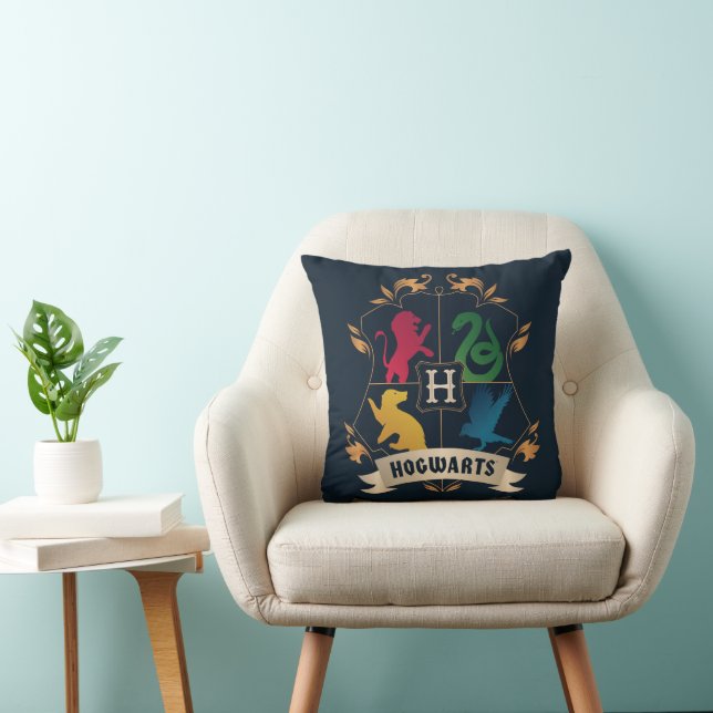 Ornate HOGWARTS™ House Crest Cushion (Chair)