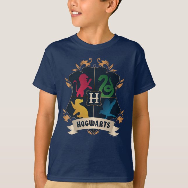 Ornate HOGWARTS™ House Crest T-Shirt (Front)