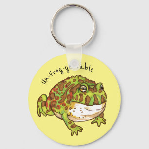 Ornate Horned Frog, un-Frog-gettable Key Ring