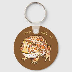 Ornate Horned Frogs, Hop with it! Key Ring