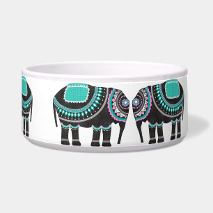 Ornate Indian Elephants Cute Doggie Cat Design